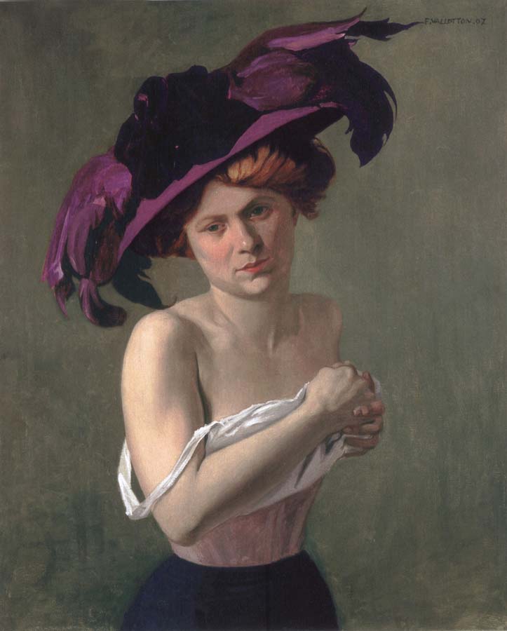 Felix Vallotton The Purple Hat